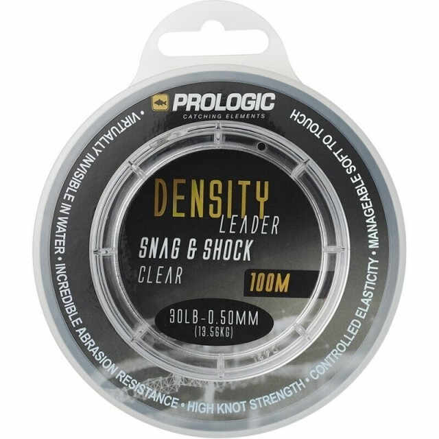 Fir Prologic Density Snag & Shock Leader, transparent, 100m (Diametru fir: 0.50 mm)