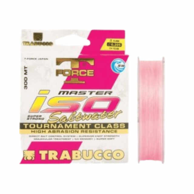 Fir Trabucco Tournament ISO Master, Light Pink, 300m (Diametru fir: 0.40 mm)