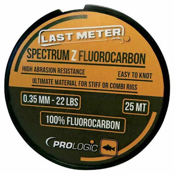 Fir Prologic Fluorocarbon Spectrum Z, transparent, 25m (Diametru fir: 0.50 mm)
