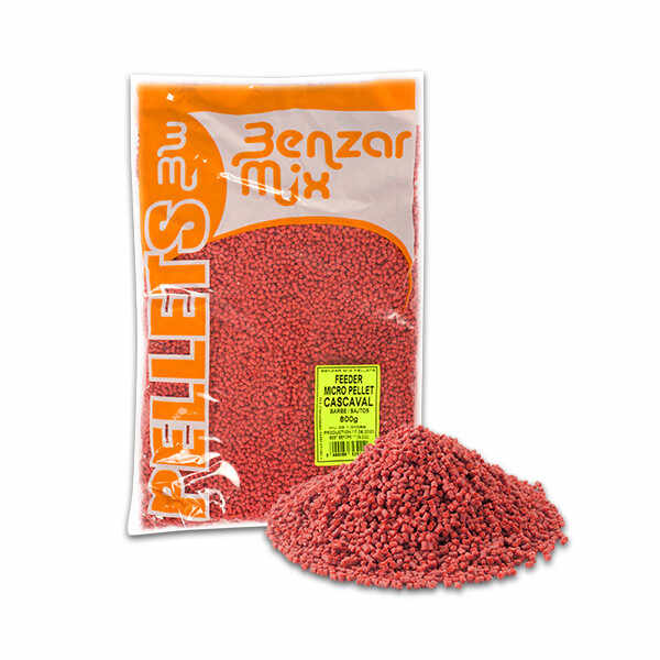 Micropelete Benzar Mix Feeder, 1.5mm, 800g (Aroma: Capsuni)