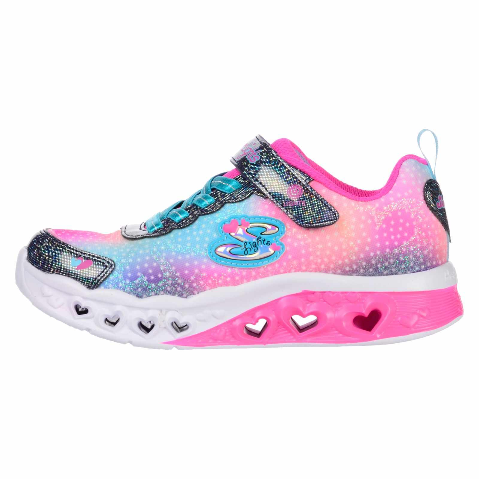 Pantofi sport SKECHERS pentru copii FLUTTER HEART LIGHTS - 302315LNVMT