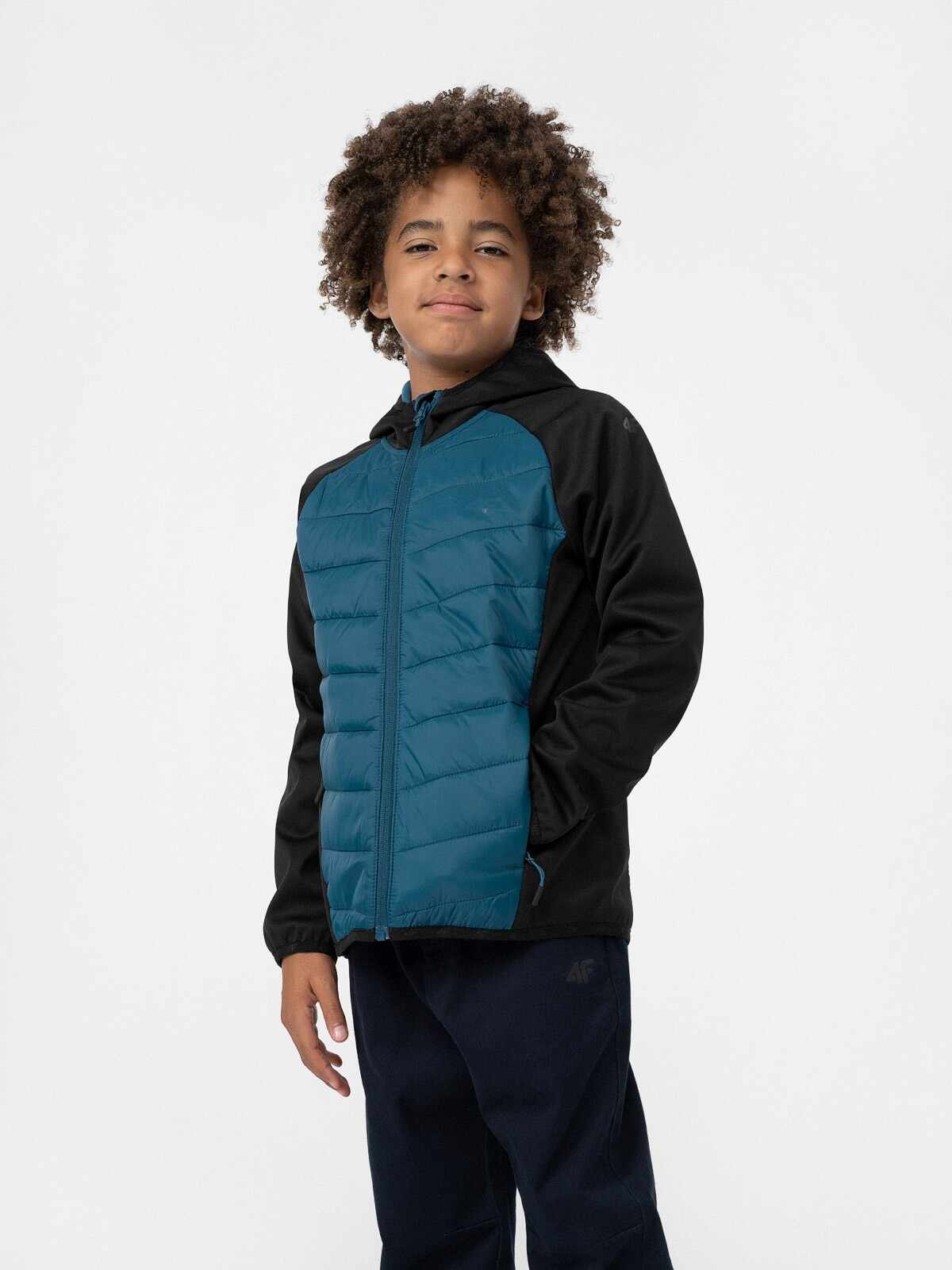 Jachetă softshell anti-vânt membrana 5000 pentru băieți