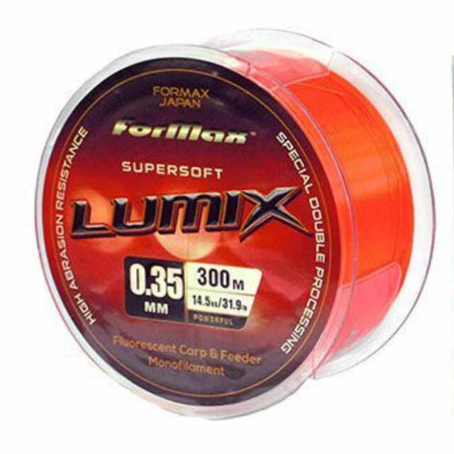 Fir Formax Lumix, Rosu Fluo, 300m (Diametru fir: 0.25 mm)