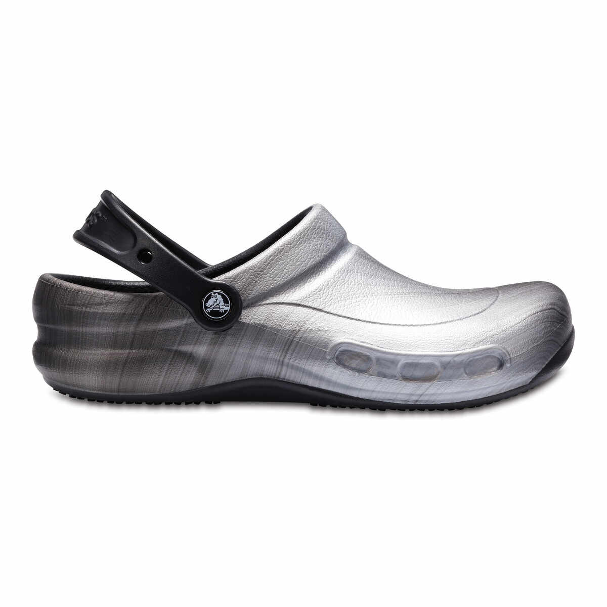 Saboti Crocs Bistro Graphic Clog Gri - Metallic Silver