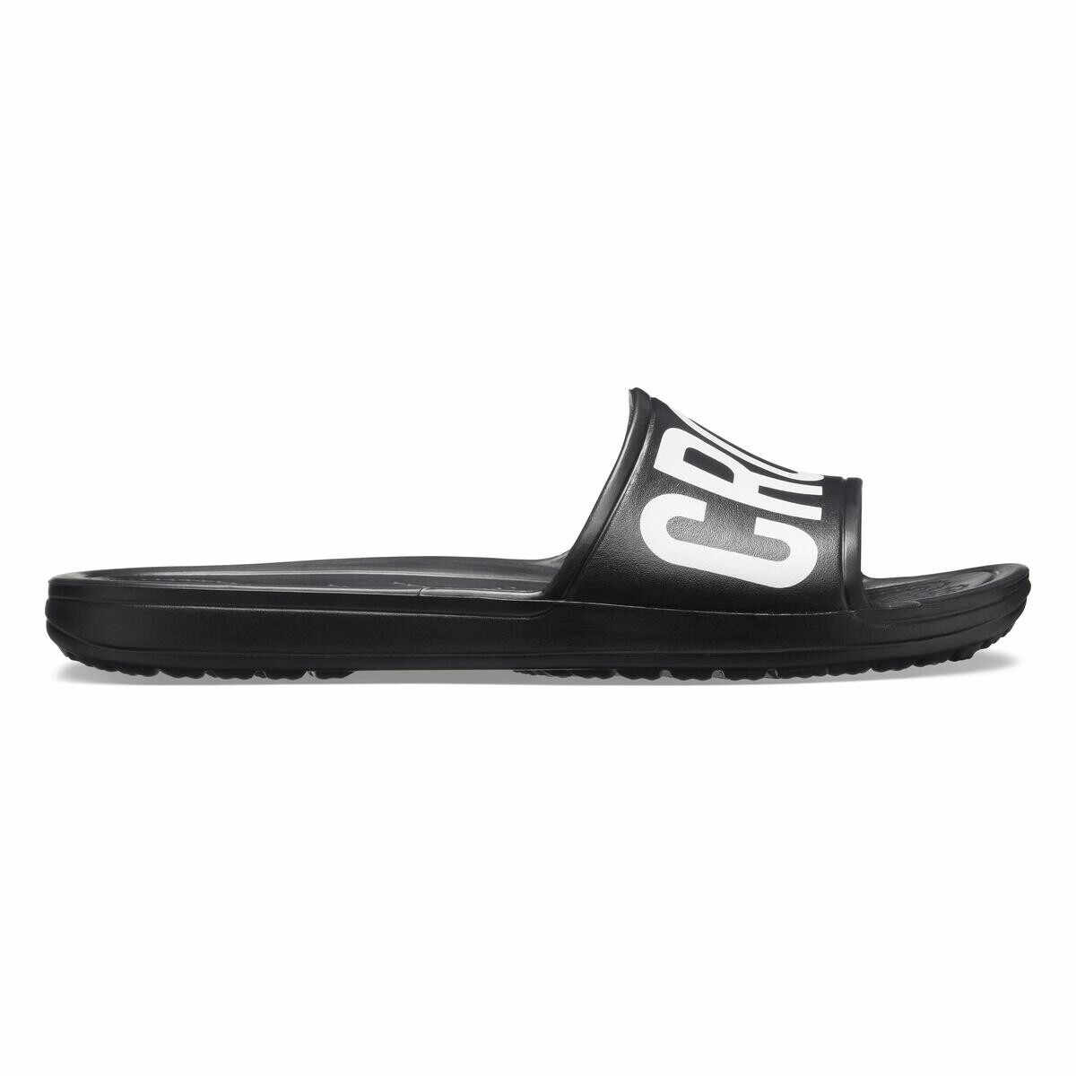 Papuci Crocs Sloane Logo Mania Slide Negru - Black