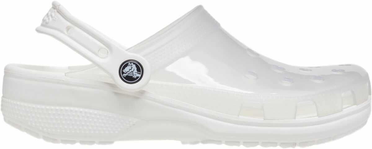 Saboti Crocs Classic Translucent Clog Alb - White
