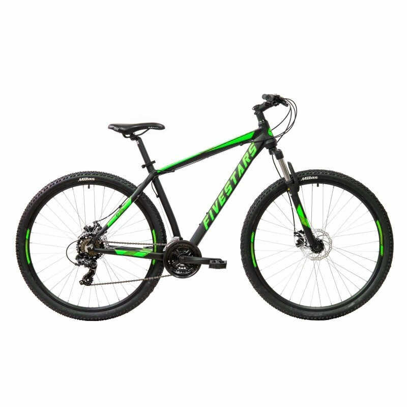 Bicicleta Fivestars Rocky 29 MDB Negru/Verde 2021