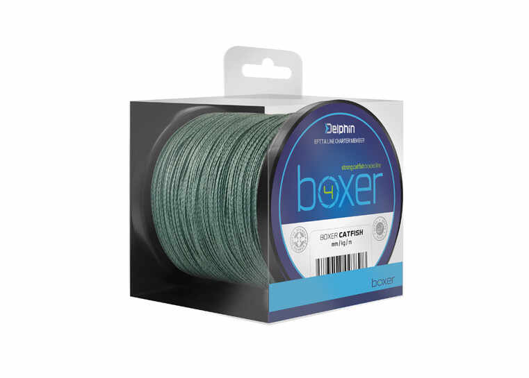 Fir Textil Delphin BOXER, Verde, 150m (Diametru fir: 0.50 mm)