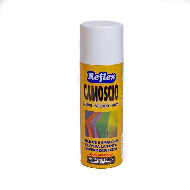 Spray pentru piele întoarsă Reflex Camoscio 200ml Maro - Dark Brown
