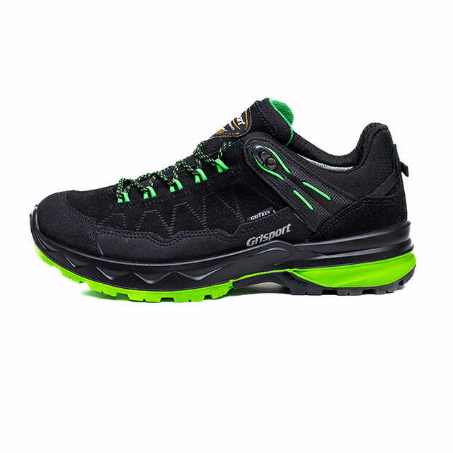 Pantofi Grisport Caresite Negru - Black/Volt Green