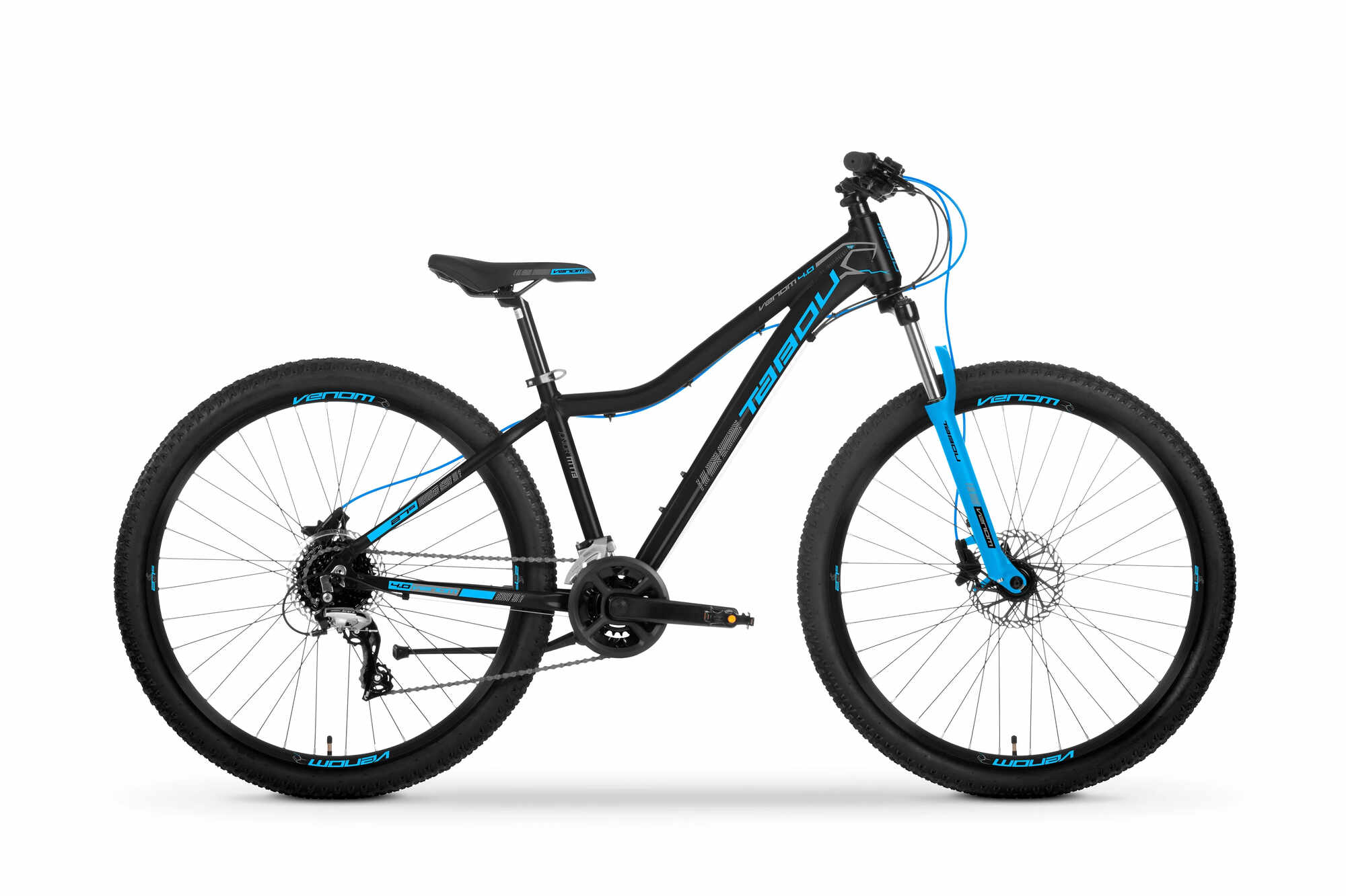 Bicicleta de munte unisex Tabou Venom 4.0 27.5 Negru/Bleu 2023