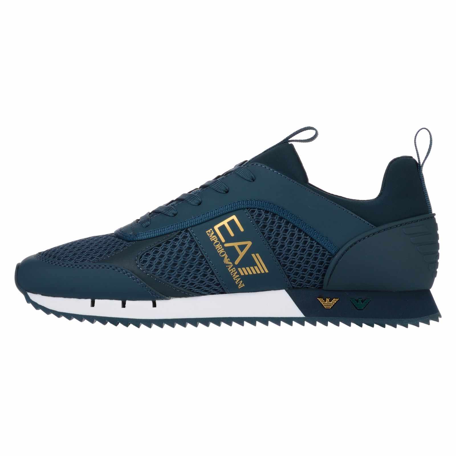 Pantofi sport EMPORIO ARMANI EA7 pentru barbati BLACK&WHITE LACES - X8X027XK0500S295