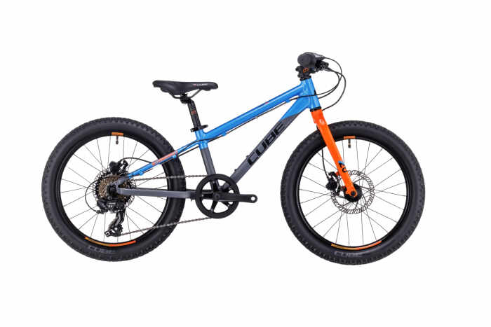 Bicicleta Copii Cube ACID 200 Disc 2023 - 20 Inch, Albastru-Gri