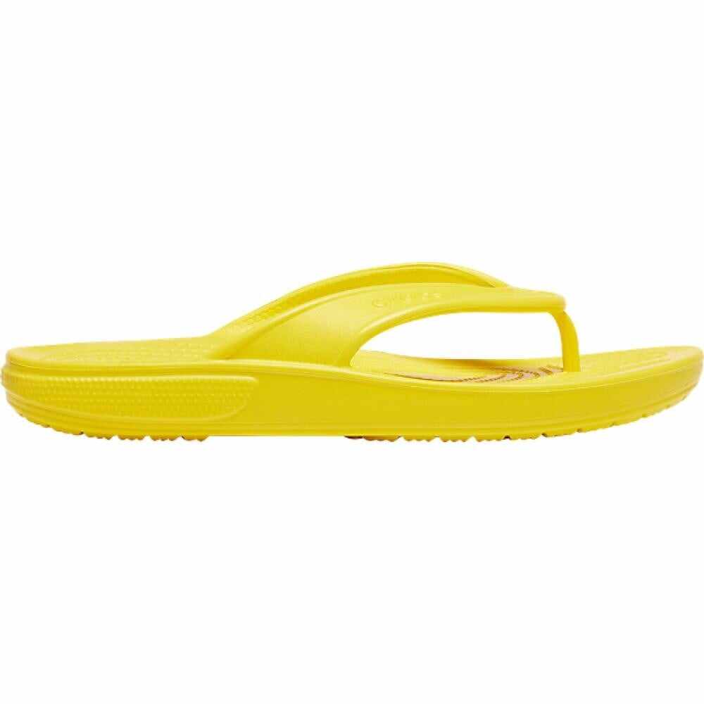 Șlapi Crocs Classic II Flip Galben - Lemon