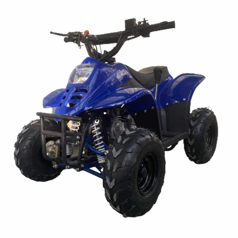 ATV motor benzina, 1+1, 110cc, 4 viteze, cutie de viteze manuala, transmisie lanț, model ATV008 Albastru