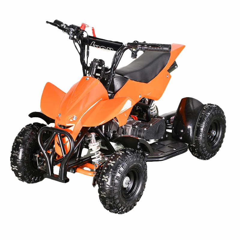 ATV motor benzina,49cc, 2 viteze, cutie automata, ambreiaj 2 arcuri de performanta, model MA01 Orange