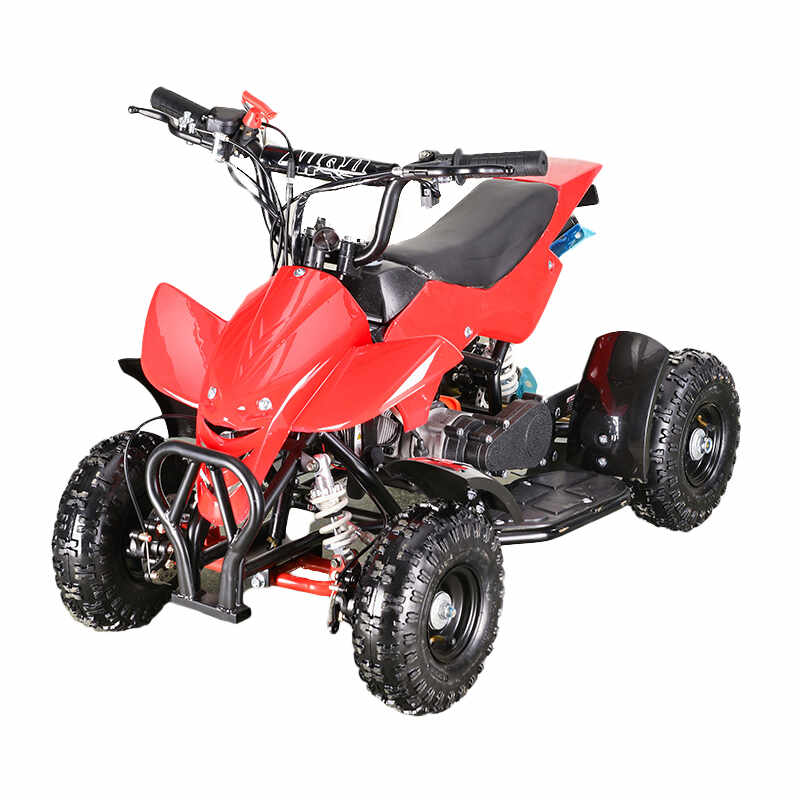 ATV motor benzina,49cc, 2 viteze, cutie automata, ambreiaj 2 arcuri de performanta, model MA01 Roșu