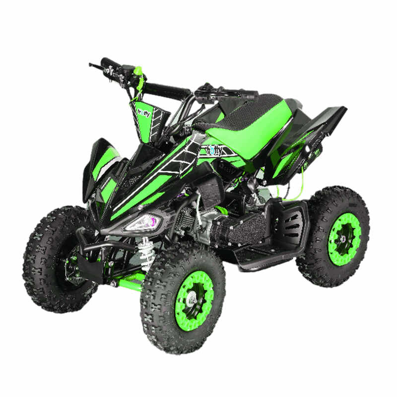 ATV motor benzina,49cc, 2 viteze, cutie automata, ambreiaj 2 arcuri de performanta, model MA03 Verde