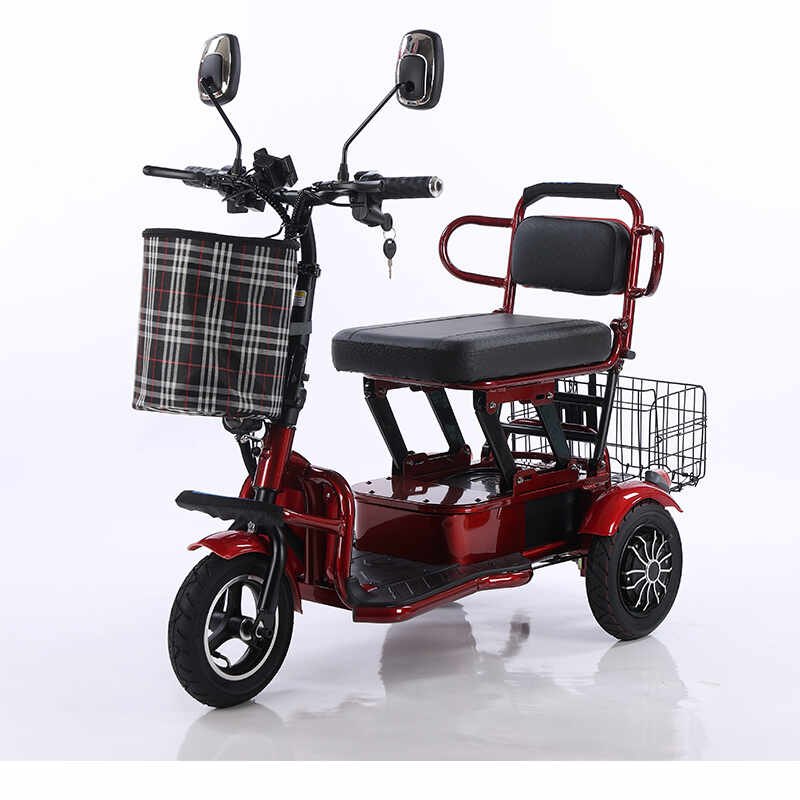 Scuter/carucior electric pentru varstnici sau persoane cu dizabilitati, model IT-E3, motor 350W, baterie 12Ah Roșu