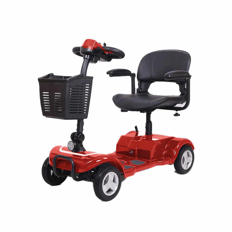 Scuter/carucior electric pentru varstnici sau persoane cu dizabilitati, model X-01B, motor 180W, baterie 12Ah Roșu