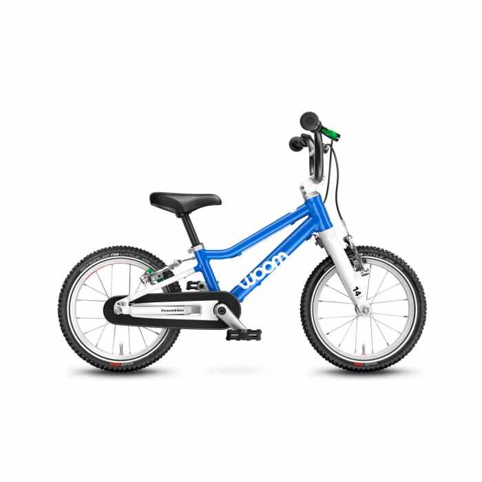 Bicicleta copii WOOM 2 - 14 inch, Albastru