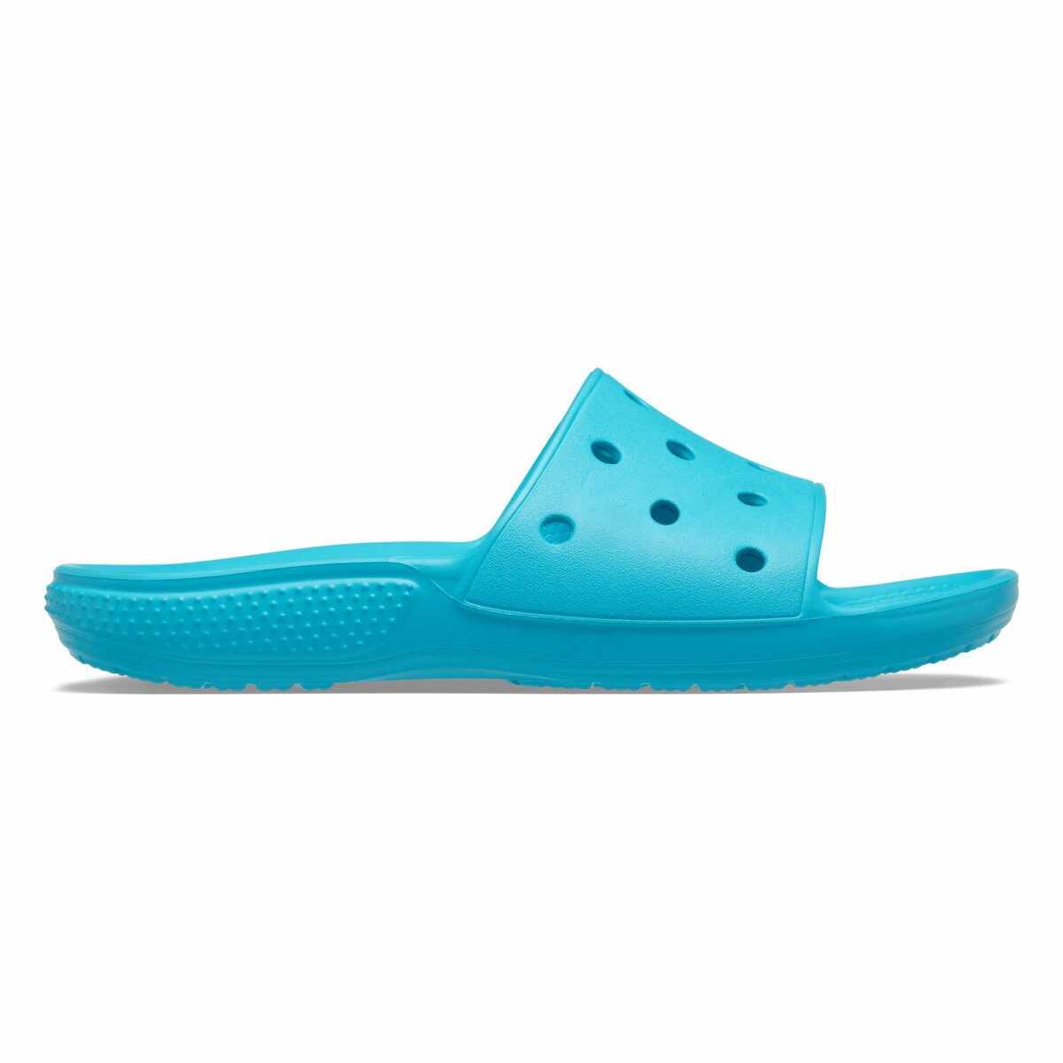 Papuci Classic Crocs Slide Iconic Crocs Comfort Albastru deschis - Digital Aqua