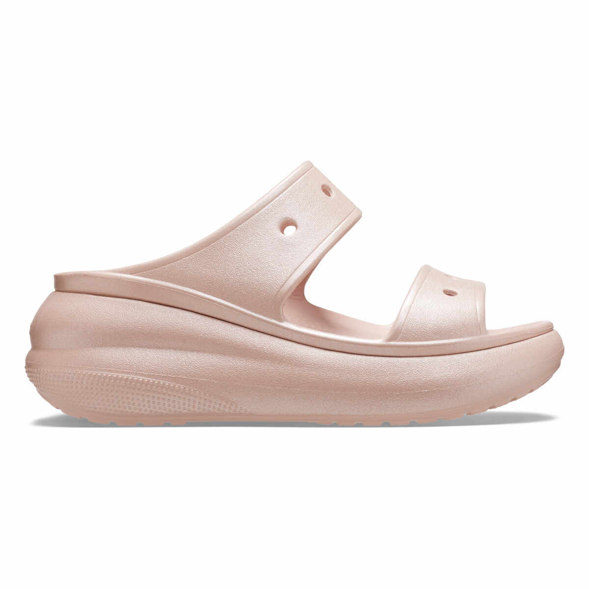 Sandale Crocs Classic Crush Shimmer Sandal Roz - Pink Clay
