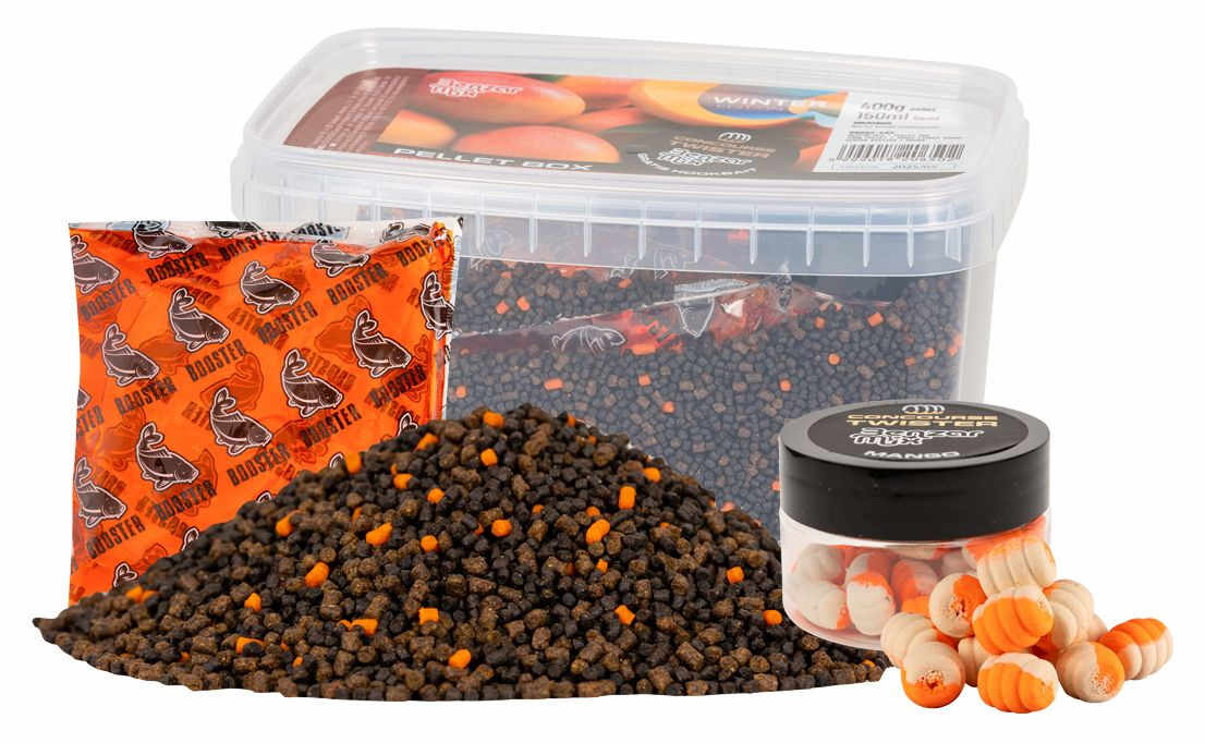 Pelete Benzar Mix Winter Pellet Box + Aroma + Wafters Benzar Twister (Aroma: Betaine Green)
