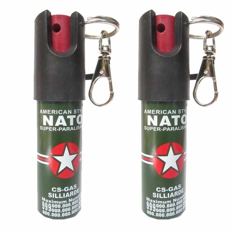 Set 2 spray piper paralizant, iritant, lacrimogen,Nato,20 ml