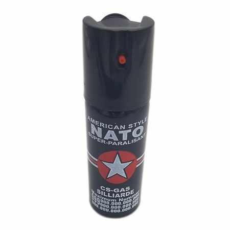 Spray piper paralizant, iritant, lacrimogen, negru, 60 ml