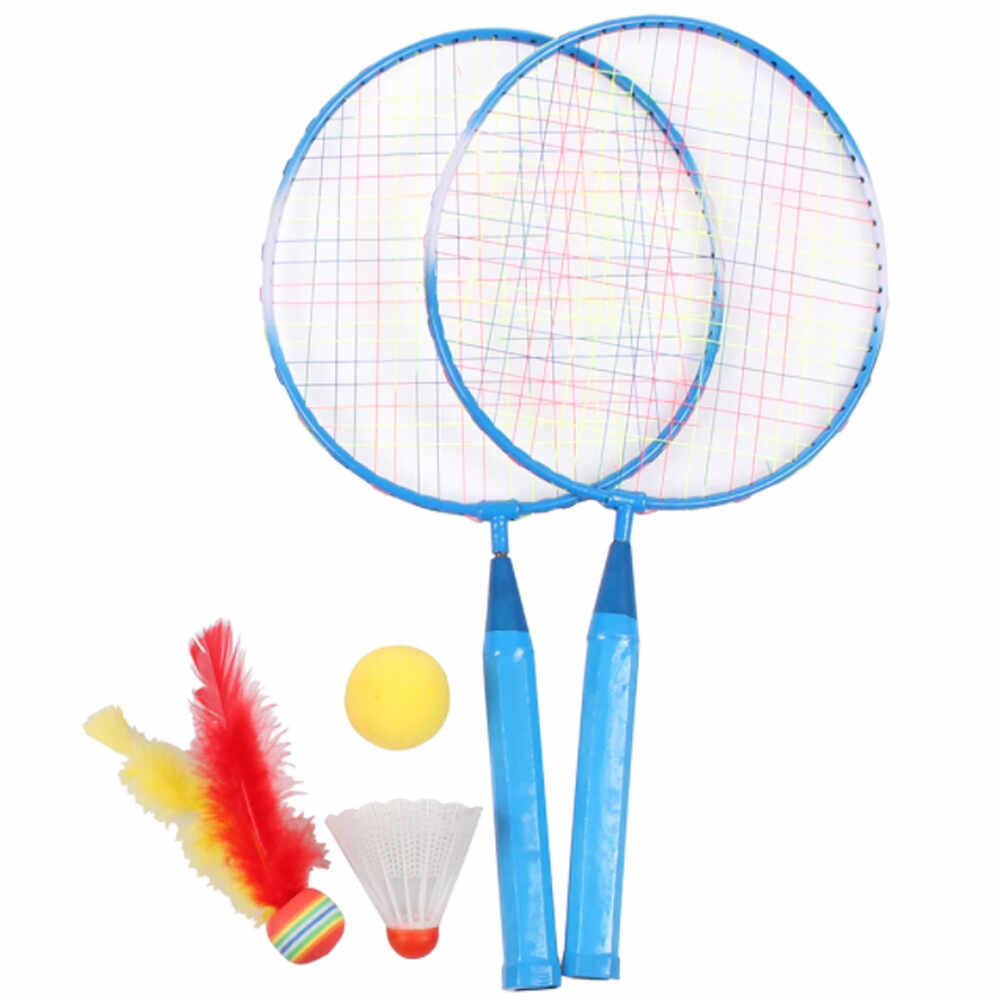 Set rachete badminton pentru copii, RCO, Albastru