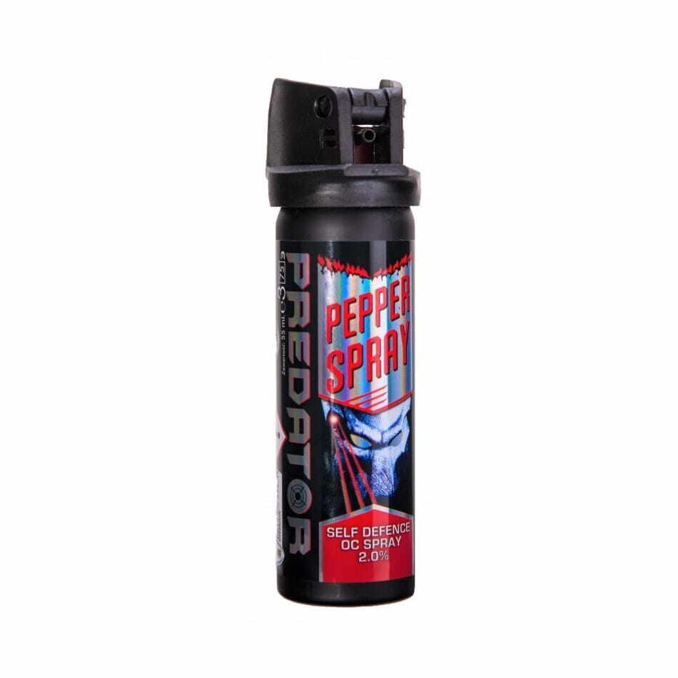Spray cu piper IdeallStore®, Predator Defense, jet, auto-aparare, 55 ml, negru