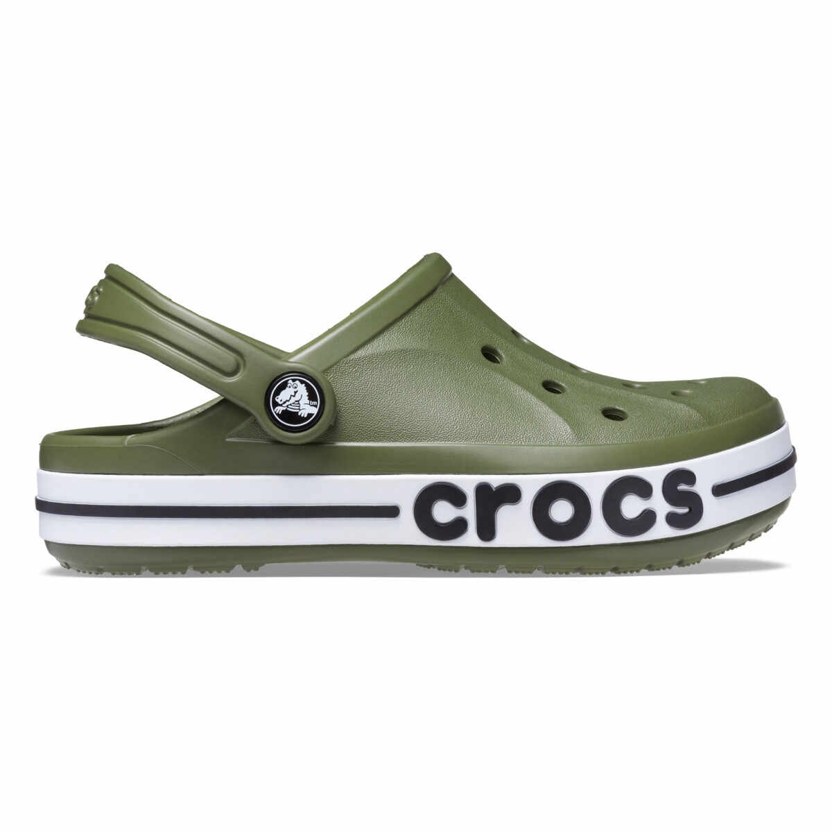 Saboti Crocs Bayaband Clog Kids Verde - Army Green