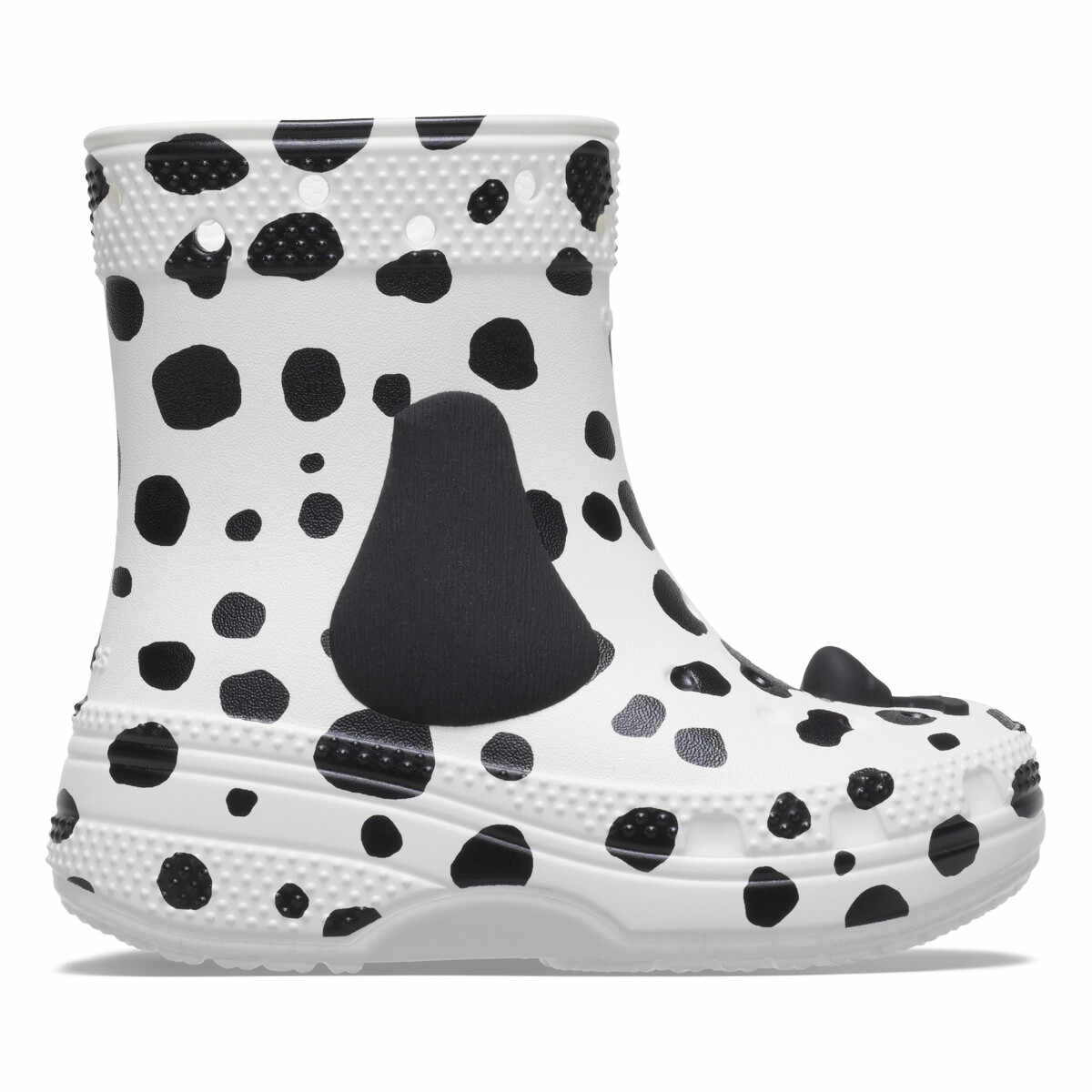 Cizme Crocs Toddler I AM Dalmatian Boot Alb - White/Black