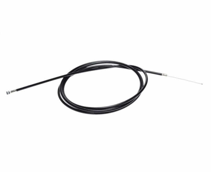 Cablu frana fata cu teaca, pentru biciclete, lungime cablu 1800mm, lungime teaca 1700mm, culoare negru
