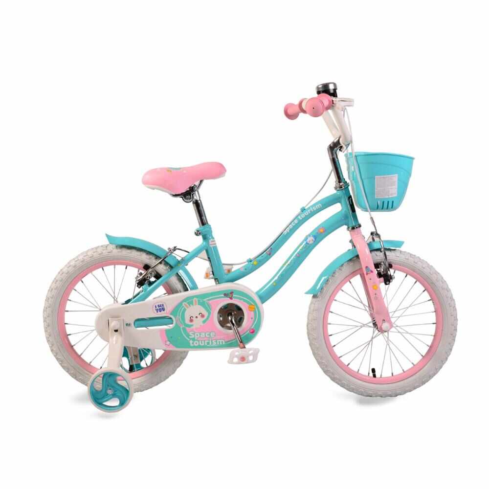 Bicicleta pentru fetite Moni Space Tourism 16inch Turquoise