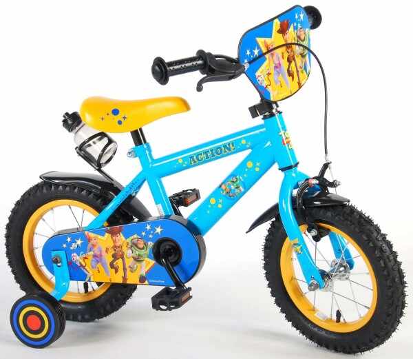 Bicicleta pentru baieti 12 inch cu roti ajutatoare Volare Toy Story 91207