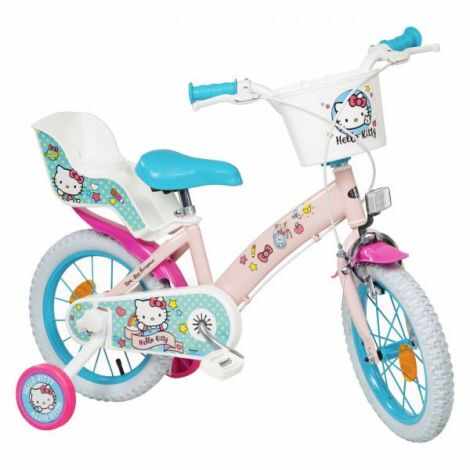 Bicicleta fete 4-7 ani, 14 inch, Hello Kitty, Toimsa