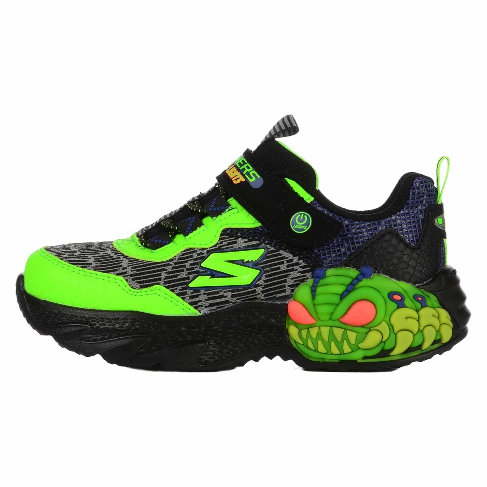 Pantofi sport SKECHERS pentru copii CREATURE-LIGHTS - 400617LBKLM