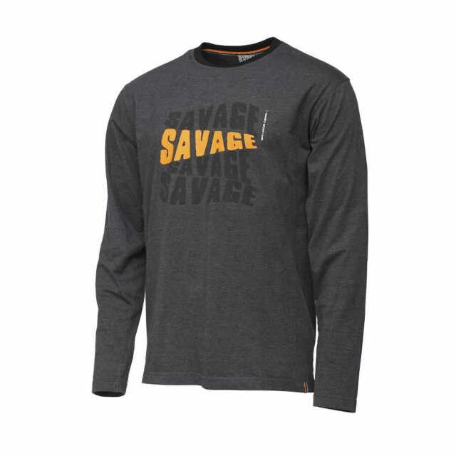Bluza maneca lunga Savage Gear Simply Logo-Tee (Marime: 2XL)