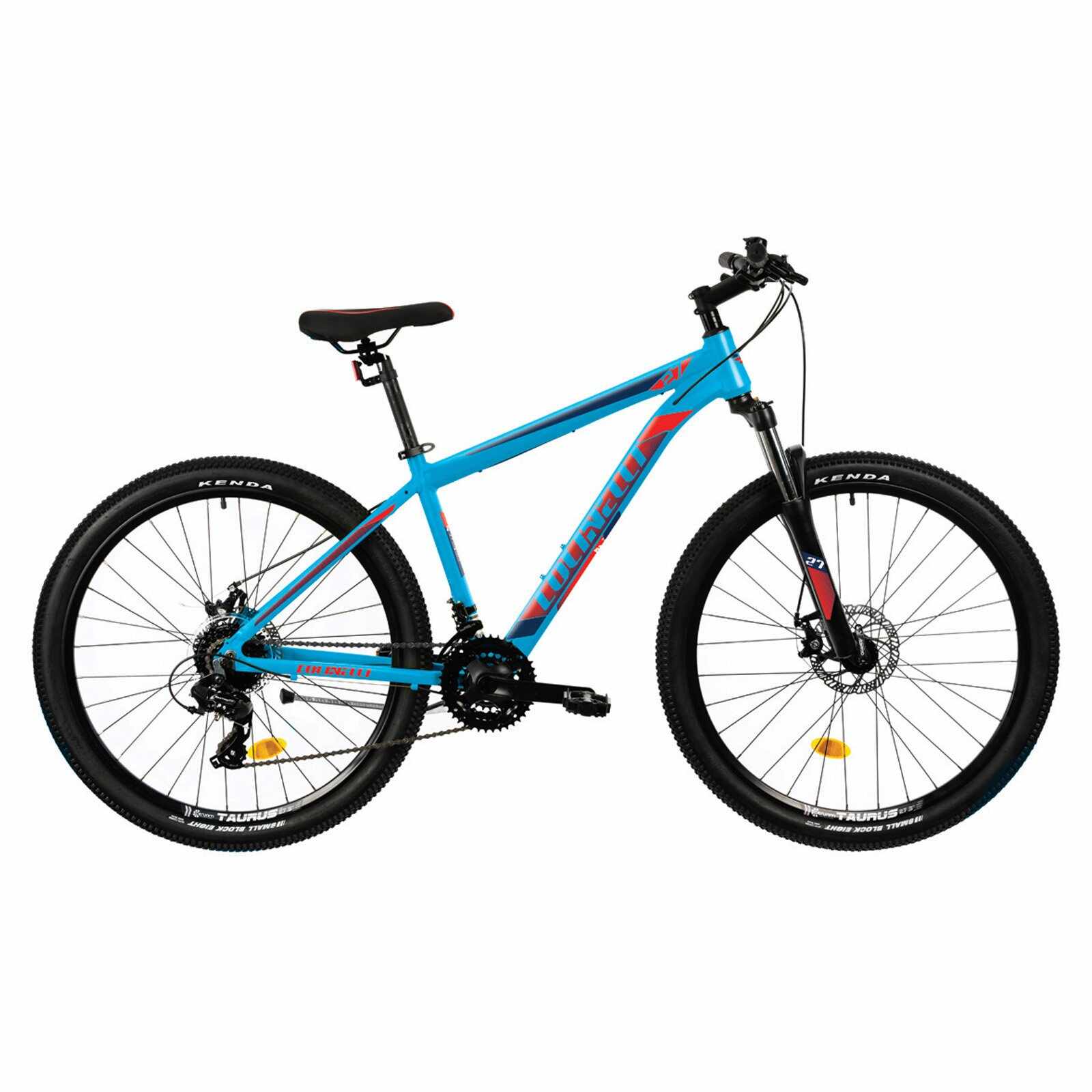 Bicicleta MTB Colinelli COL25, Marimea M, 27.5 inch, Albastru, Schimbator Shimano ST-EF500 EZ-FIRE PLUS, 24 Viteze, Cadru Aluminiu, Frane pe Disc