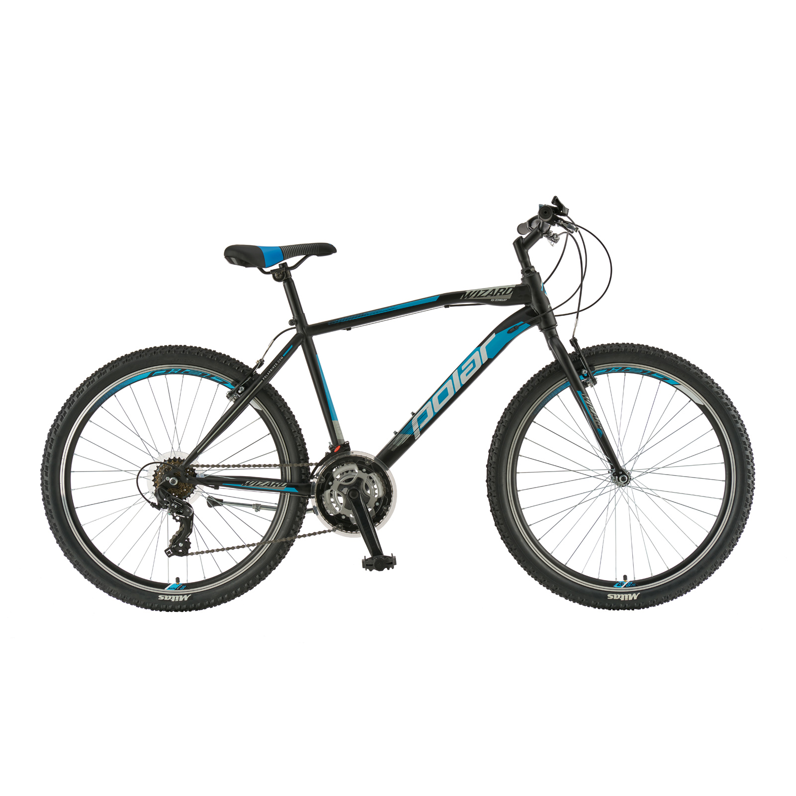 Bicicleta Mtb Polar Wizard 3.0 - 26 inch, M-L, Negru-Albastru