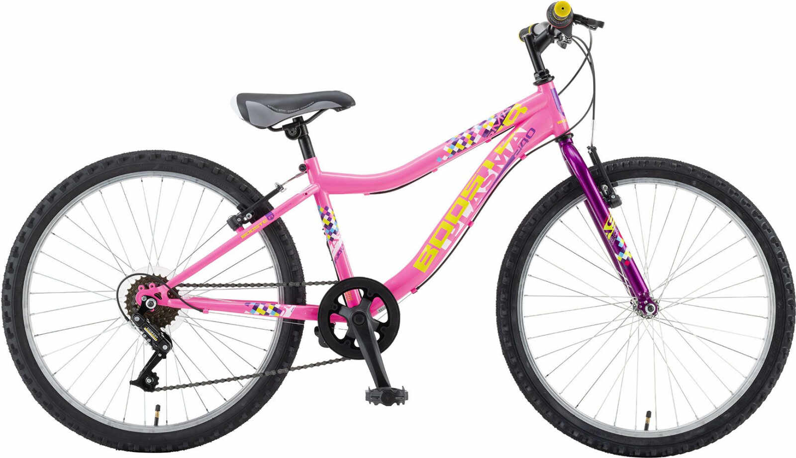 Bicicleta Copii Booster 2023 Plasma - 24 Inch, Roz