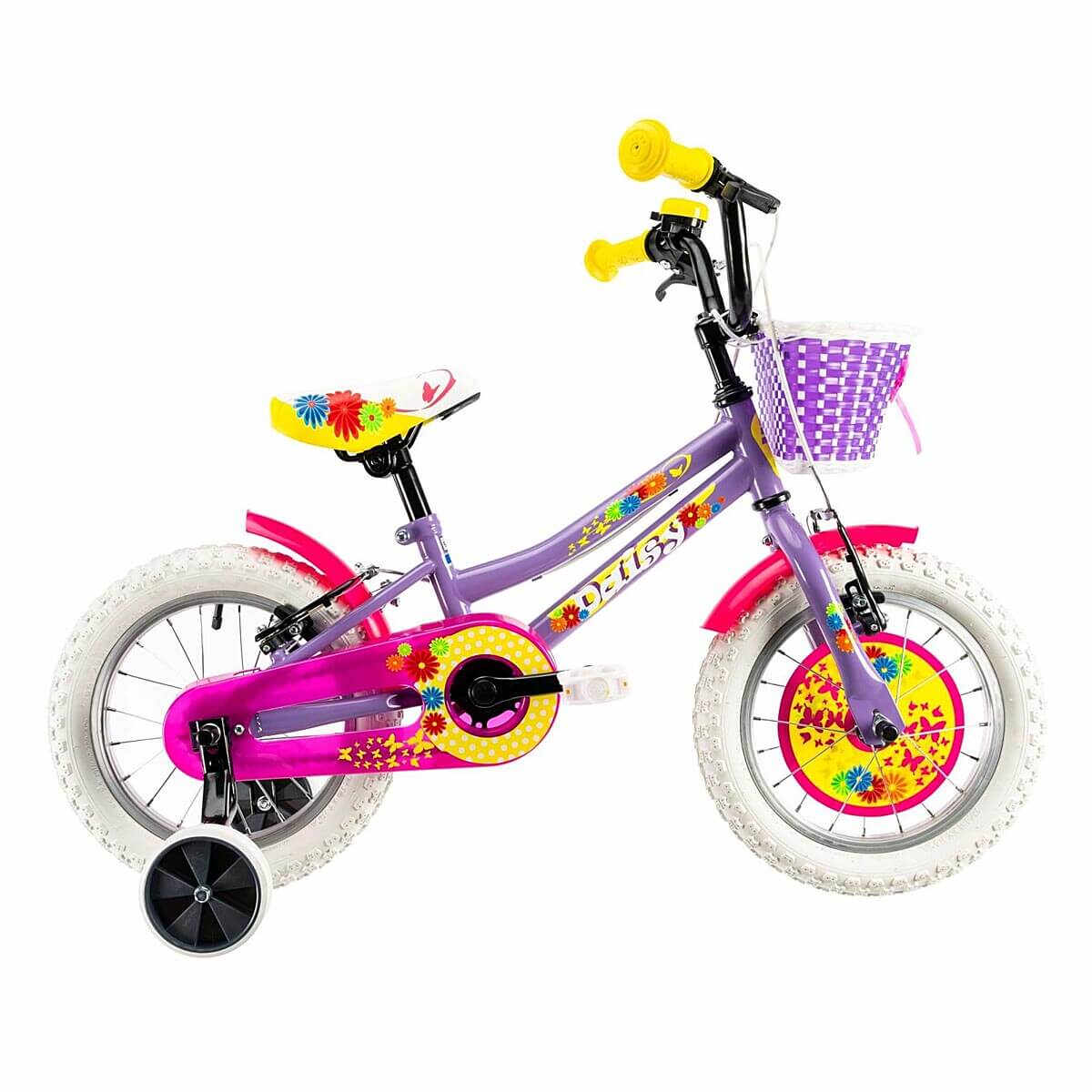 Bicicleta Copii Dhs 1404 - 14 Inch, Violet