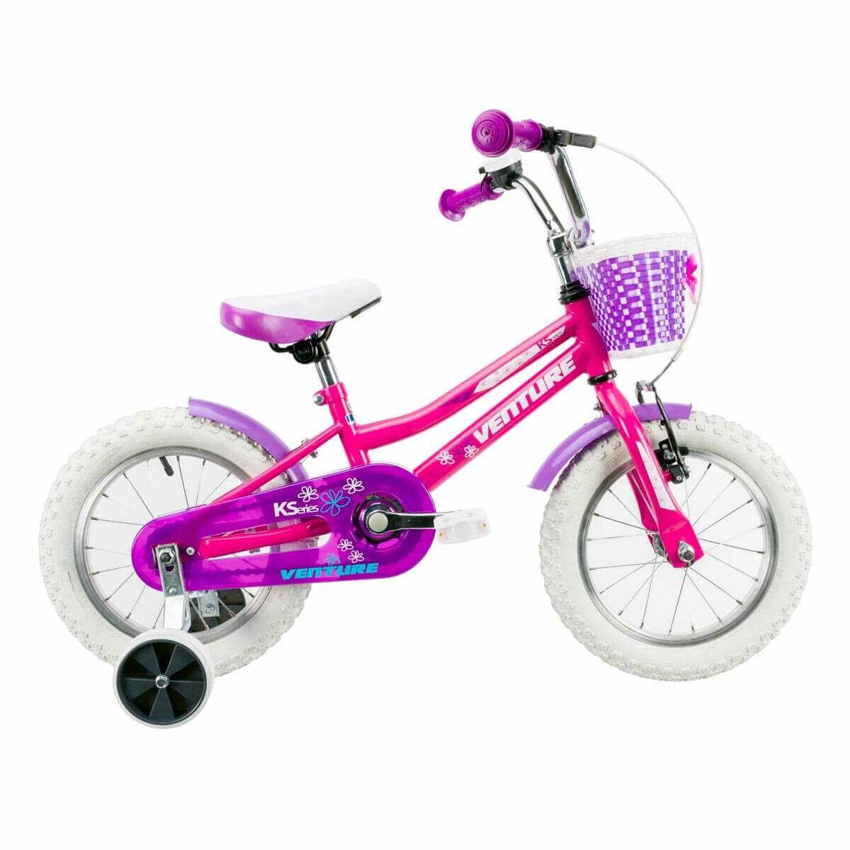 Bicicleta Copii Venture 1418 2019 - 14 Inch, Roz