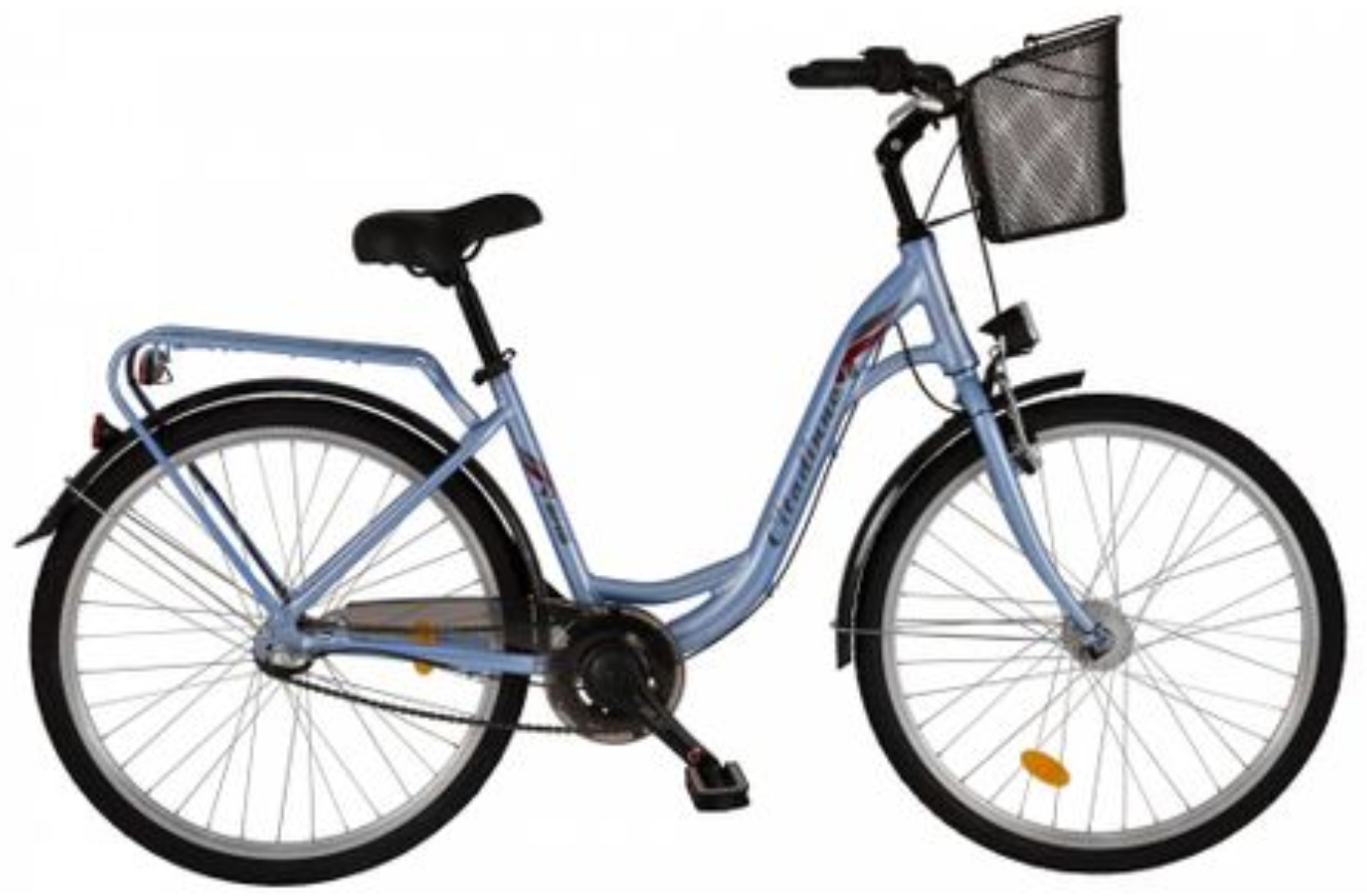Bicicleta Dama DHS Citadinne 2636 - 26 Inch, L, Albastru