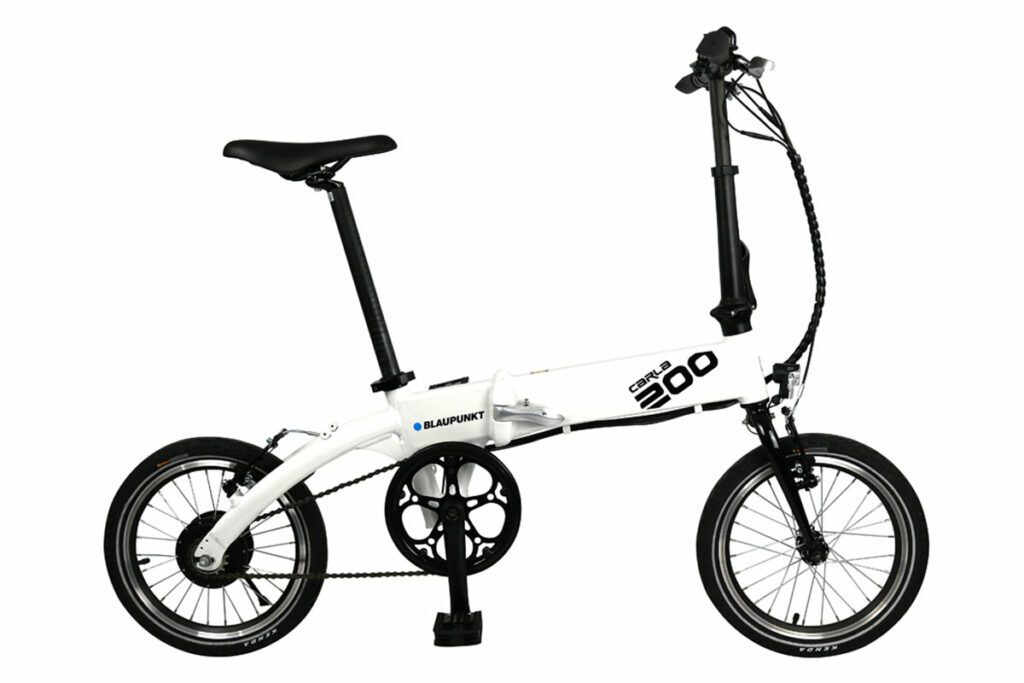Bicicleta Electrica Pliabila Blaupunkt 16101 Carla 200 - 16 Inch, Alb