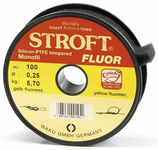 Fir galben FLUO Color 100m Stroft (Diametru fir: 0.13 mm)