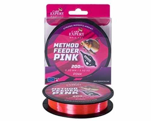 Fir Carp Expert Method Feeder Pink, 200m (Diametru fir: 0.25 mm)