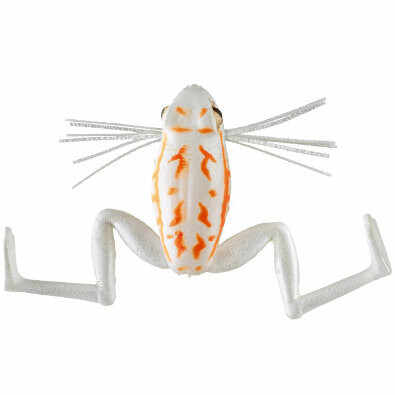 Broasca Daiwa Prorex Micro Frog, albino, 3.5cm